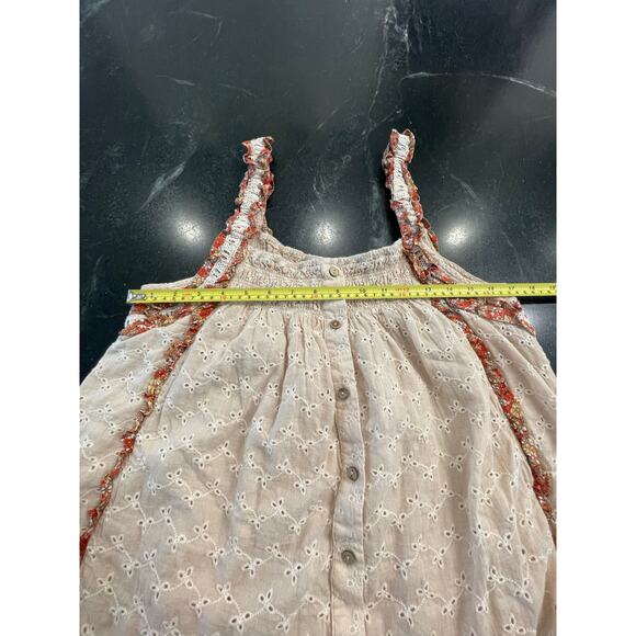 Easel BoHo Natural tan eyelet swing tank LG - Picture 9 of 11